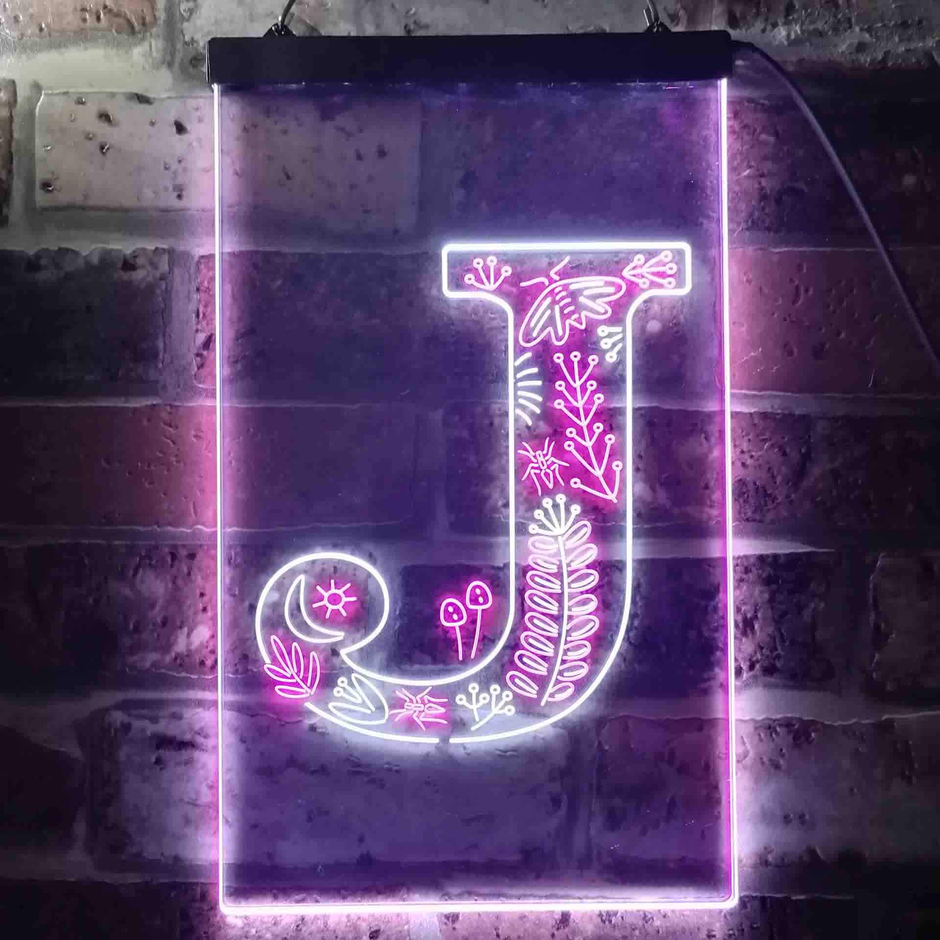 Amazon.com : ADVPRO Letter J Initial Monogram Family Name