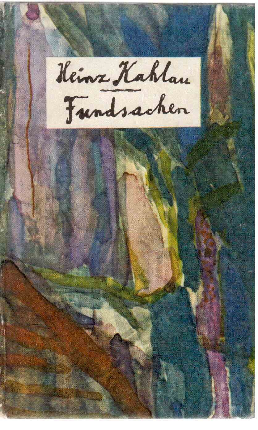 Fundsachen. Gedichte Heinz Kahlau, Roswitha Grüttner Amazon.de Bücher Fundsachen. Gedichte Heinz Kahlau, Roswitha Grüttner Amazon.de Bücher