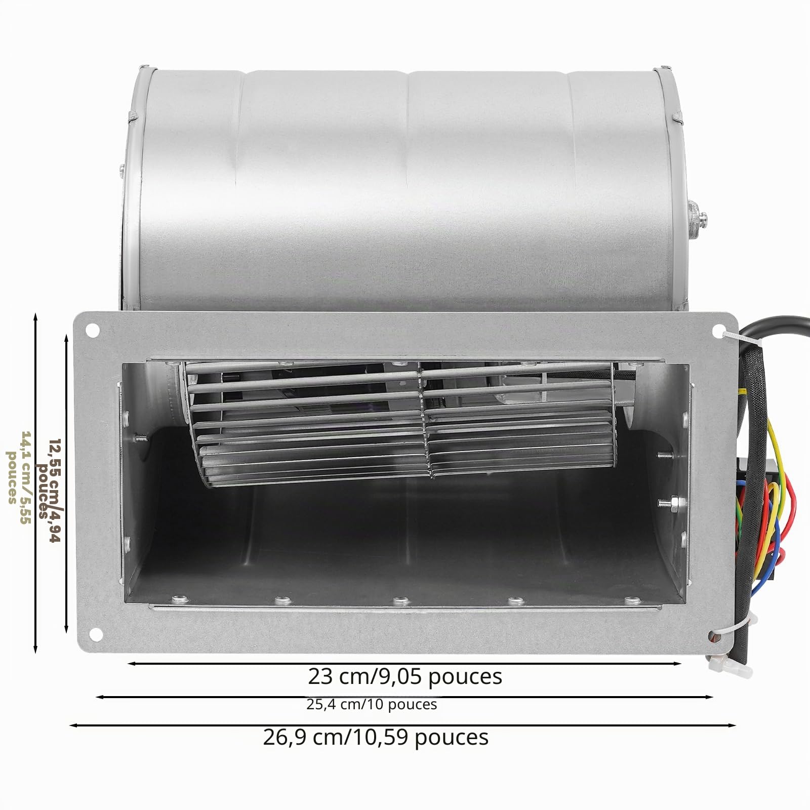 Ventilateur radial centrifuge électrique 1300 tr/min 55 KPa Ventilateur radial pour industriel, ventilateur centrifuge, 840 m³/h, pour usines, mines, tunnels, véhicules