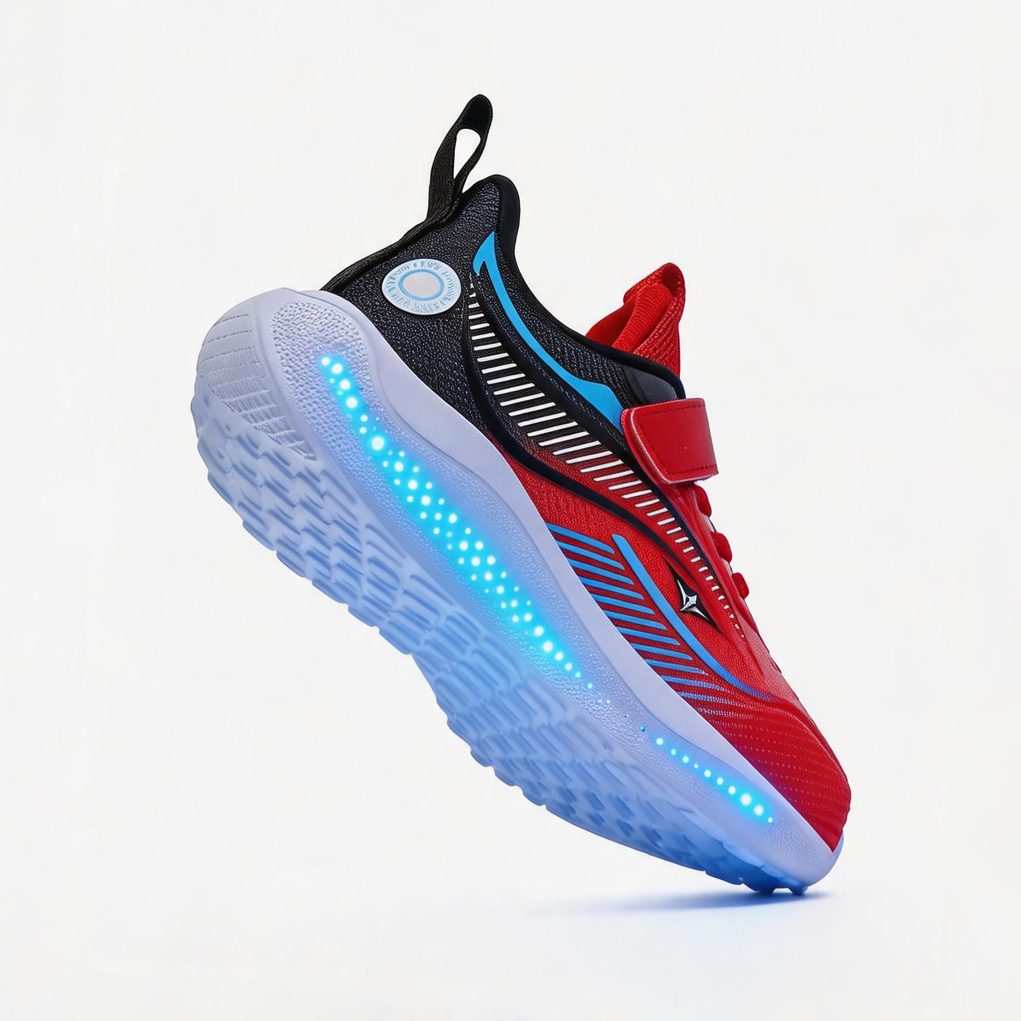 YUNICUS Scarpe da ginnastica per bambini, ricaricabili tramite USB, per ragazzi e ragazze
