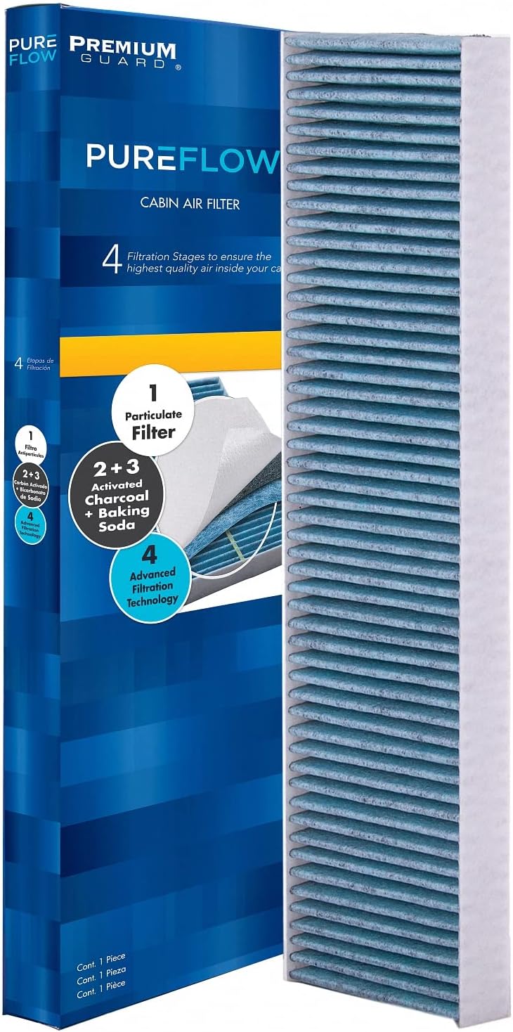 PureFlow Cabin Air Filter PC5490X | Fits 2005-2009 Chevrolet Equinox, 2004-2007 Saturn Vue, 2006-2009 Pontiac Torrent, 2007-2009 Suzuki XL-7