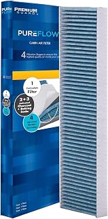 PUREFLOW PC5490X Cabin Air Filter | Fits 2005-2009 Chevrolet Equinox 3.4L; 2004-2007 Saturn Vue 3.5L; 2006-2009 Pontiac Torrent 3.4L; 2002-2007 Vue 2.2L