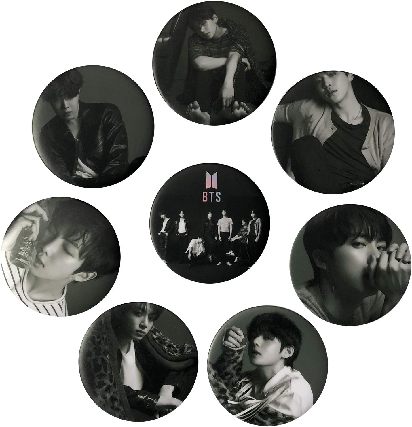 DYLLGL Bangtan Boys [Love Yourself 承 'HER' ] Buttons Badges/Pin 2.3 Inch /58 mm (BTS247)