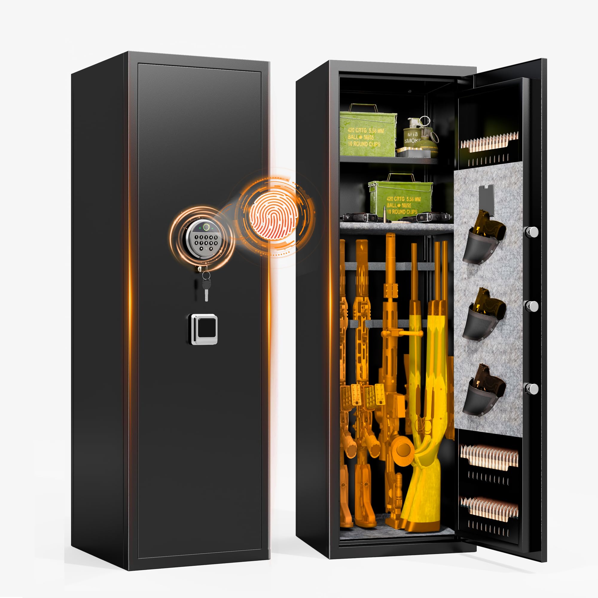 Leariso Gun Safe for Rifles and Pistols