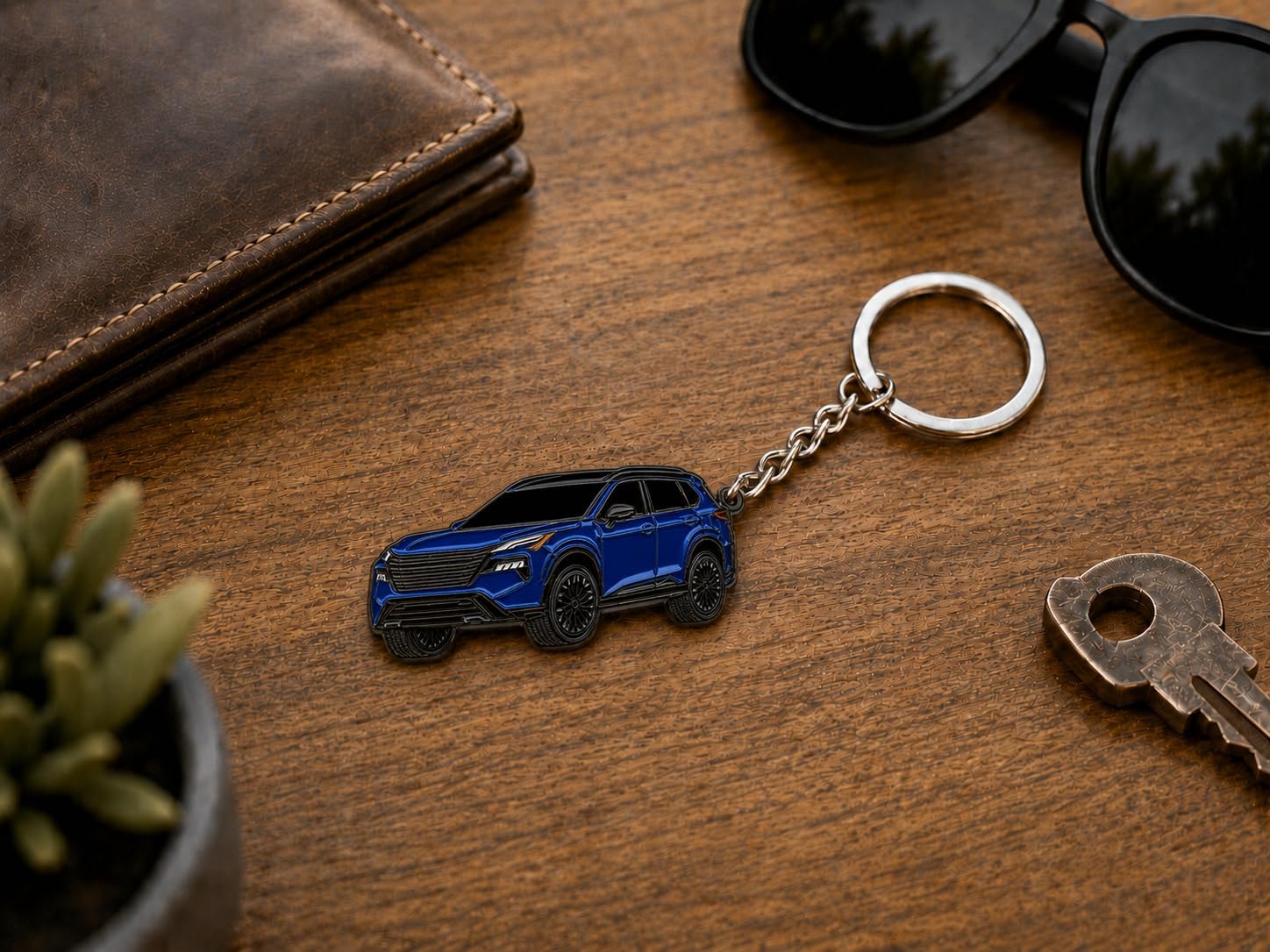Rogue Metal Keychain - Compatible with Nissan Rogue Accessories SUV Key Fob 2021-2026, 2025 2024 2023