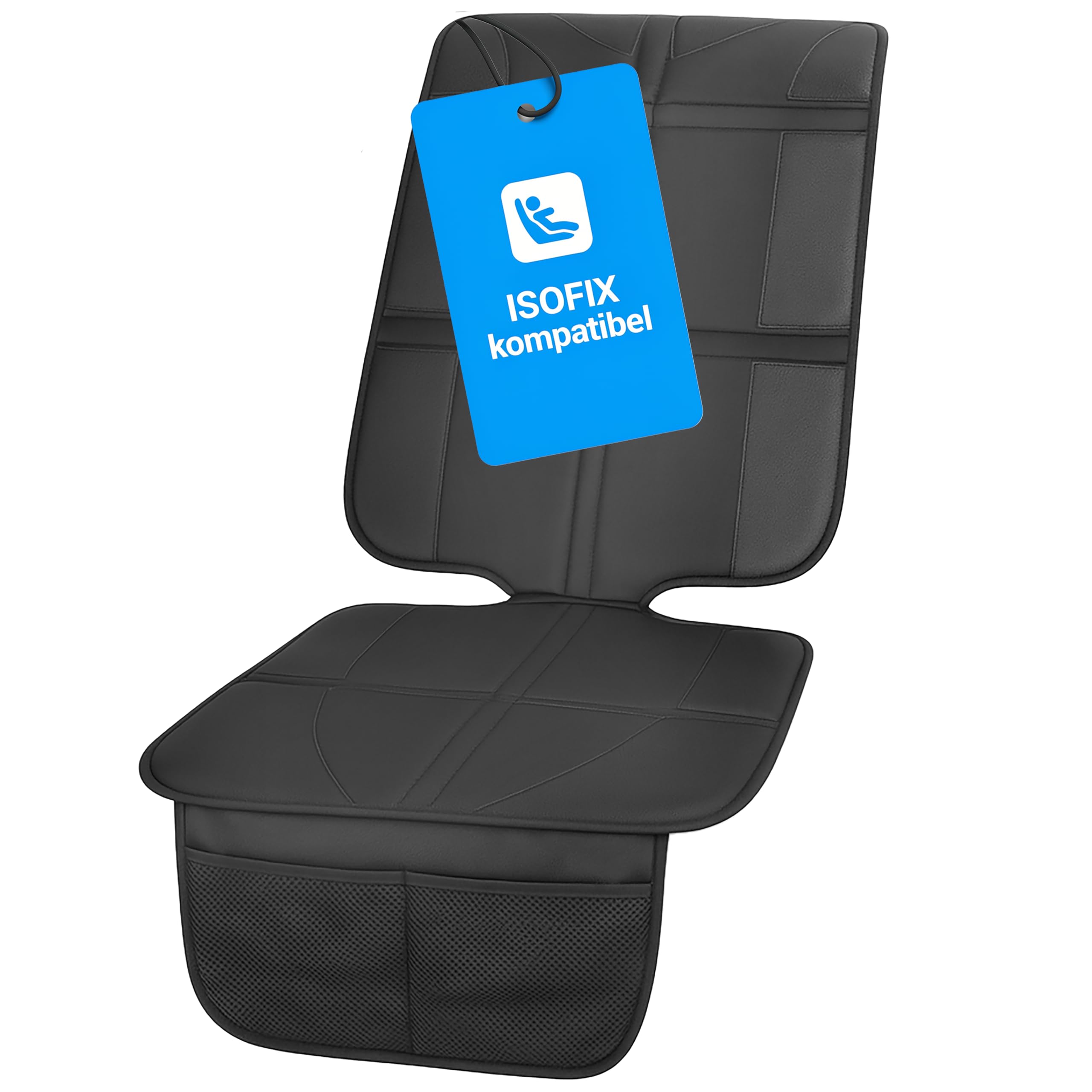 Walser Kindersitzunterlage Auto Universalgröße – mit 100% Wasserabweisung, Isofix-Kompatibilität und rutschfester Unterlage