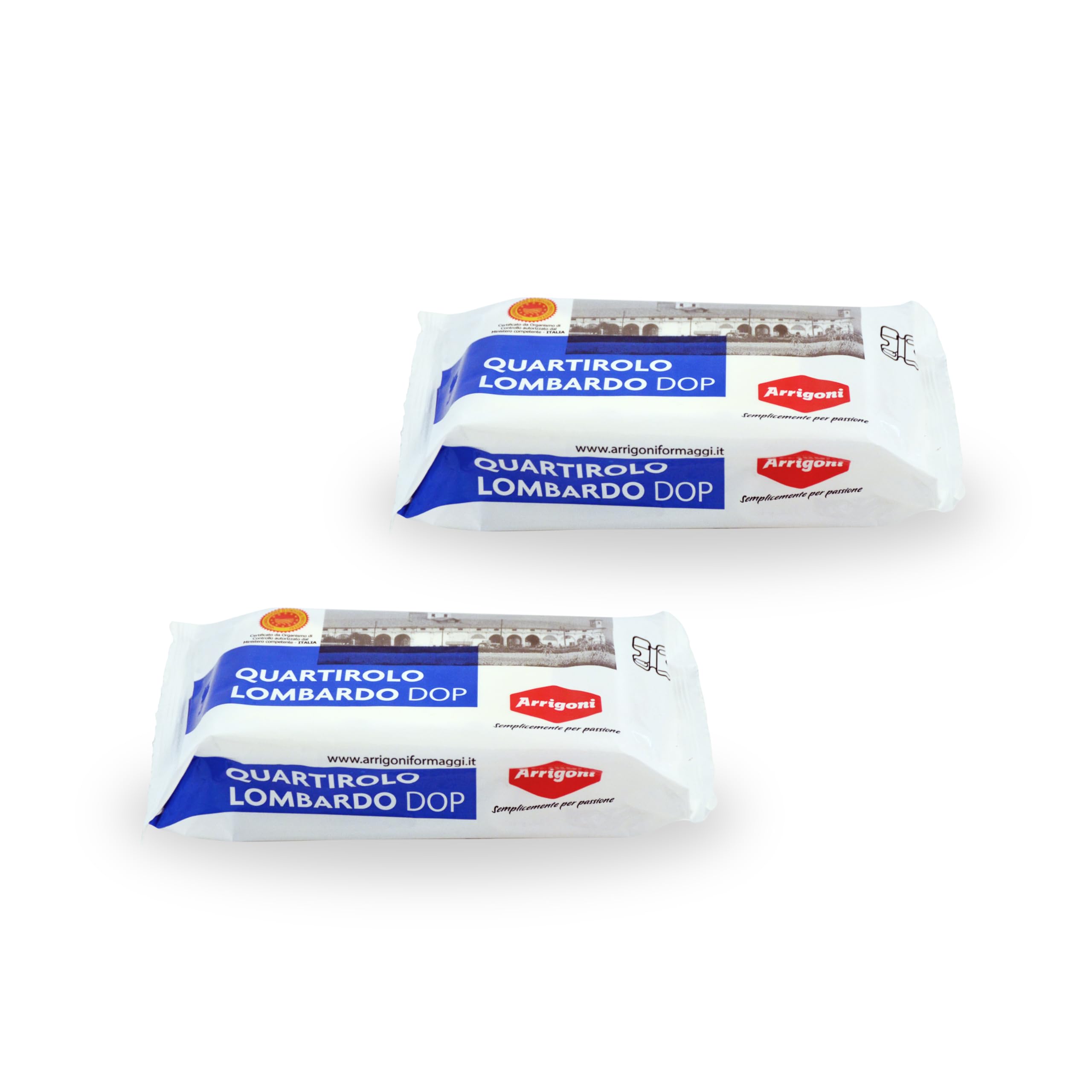 Bipack Quartirolo DOP Salumi Pasini® | Queso blando italiano | Delicado y cremoso | 2x200g