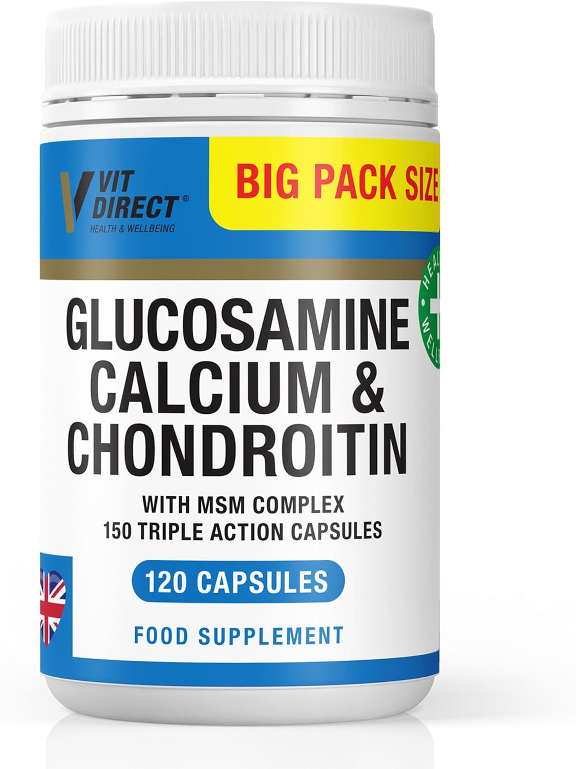 Vit Direct Glucosamine, Calcium & Chondroitin (with MSM Complex