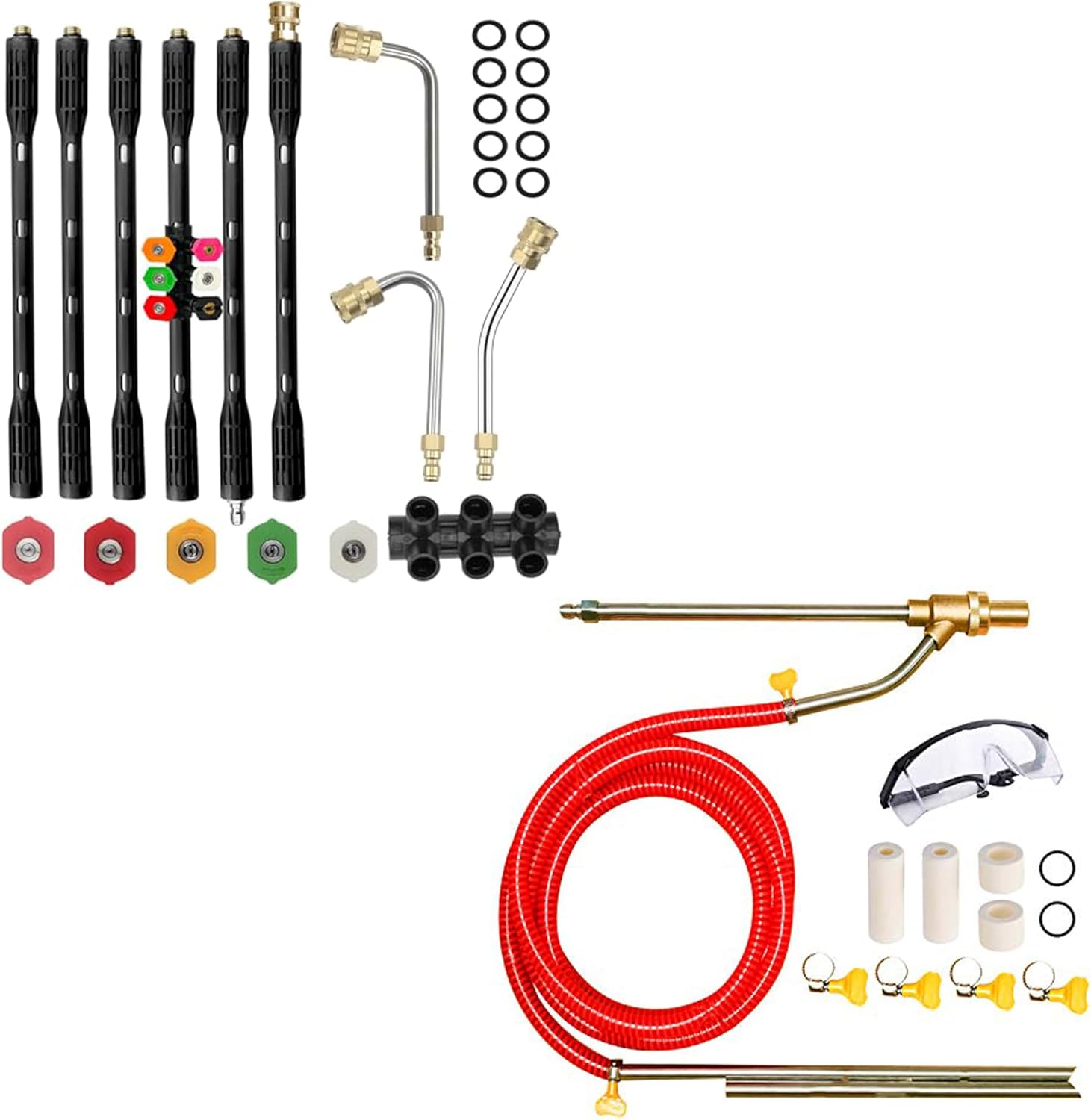Selkie Pressure Washer Sandblasting Kits with Pressure Washer Extension Wand
