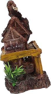 generic Acessórios Abrigo Local Peixe Esconderijo Decoração Jardinagem Esconderijo Decoração Buraco Árvore Paisagem Artesanato Ornamento Para Casa Ninho Betta Estatueta Cabana Esconderijo