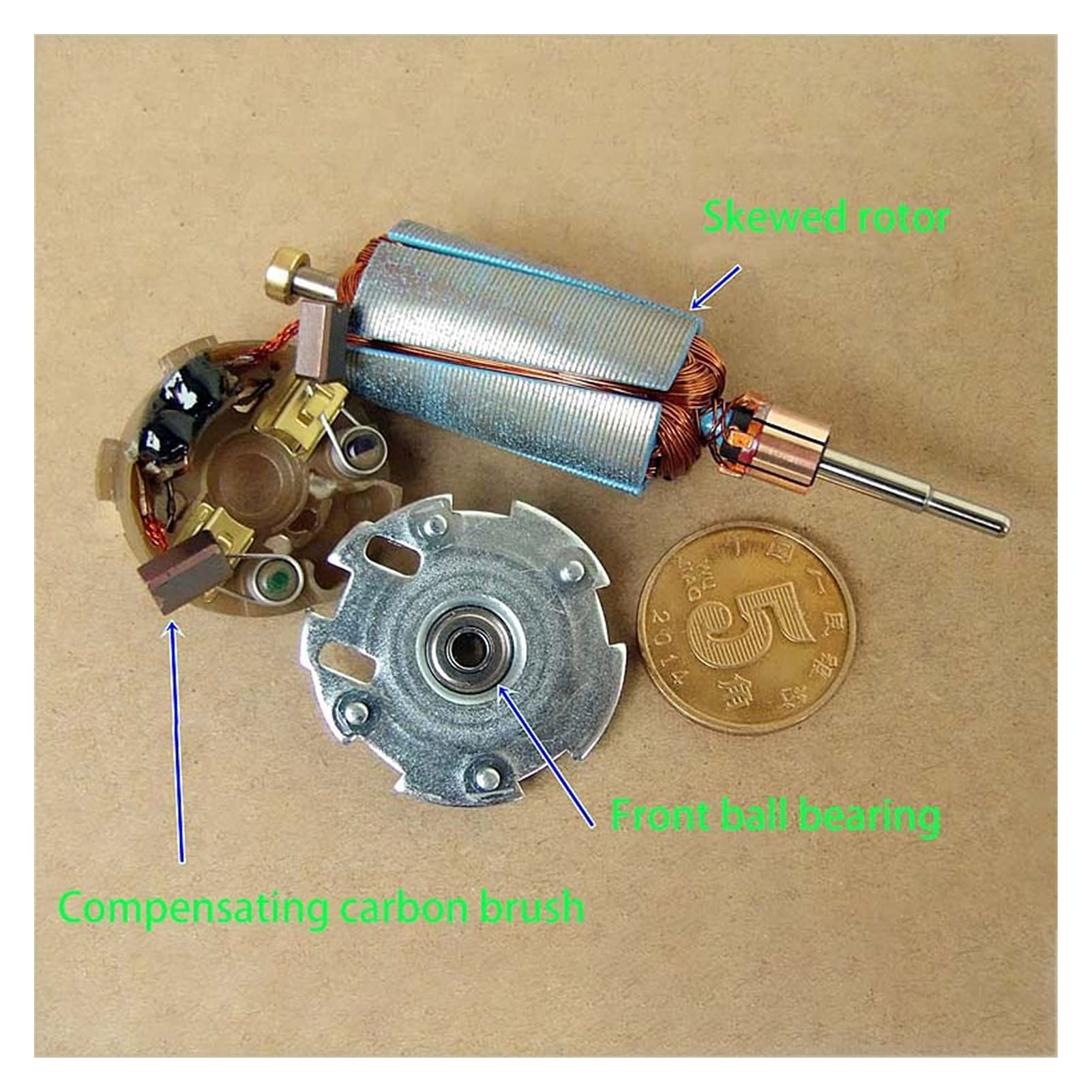 Amazon.com: MANHONG Electric Small Motor 28mm DC 12V-14.4V 7340RPM