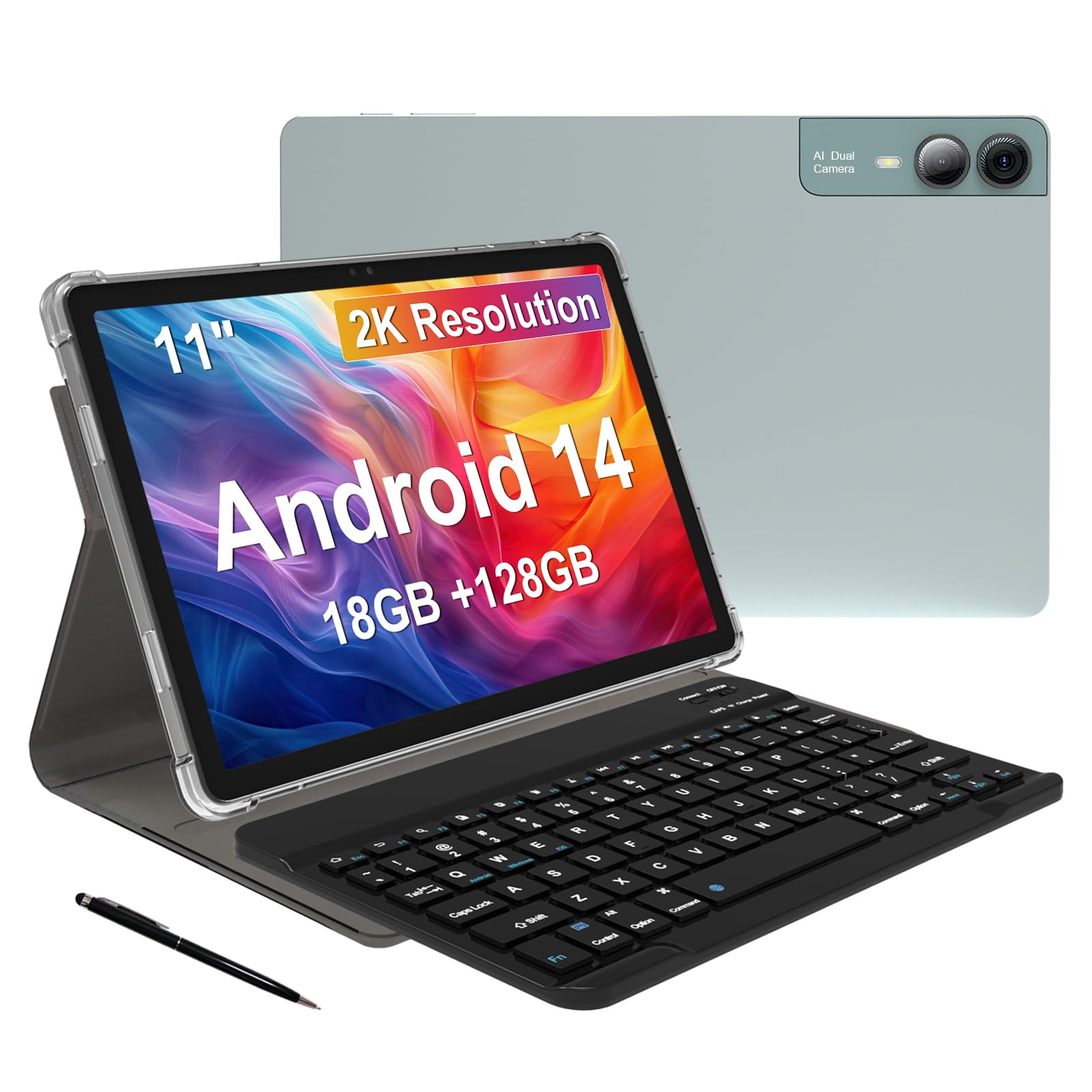 Amazon.co.jp: 11インチタブレット Android 14 2000*1200 2K