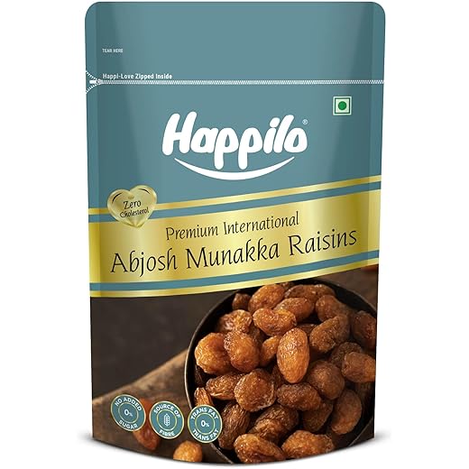 Happilo Premium Abjosh Munakka Raisins 200g