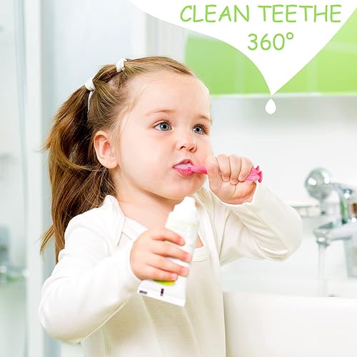 Miniatura 5 de Paquete de 6 cepillos de dientes en forma de U para niños de 360 años de 2 a 6 años cepillo de dientes de boca entera de silicona para niños cepillo