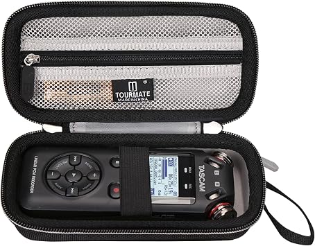 Tourmate Hard Case for DR-05/DR-05X/DR-05XP Stereo Handheld Digital Audio Recorder - Travel Box for Xvive XV1-R RecorderOnly Case