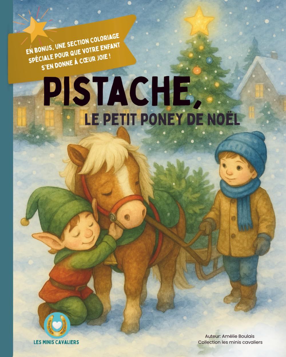 Pistache, le petit poney de Noël