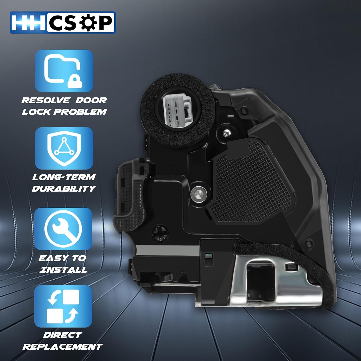 Rear Right Passenger Side Door Lock Latch Actuator for 2007-2019 Toyota Camry 4Runner Corolla Highlander Prius V RAV4 Venza Scion xB Lexus ES300h ES350 GS200t GS300 GS350 GS450h GX460 69050-06100