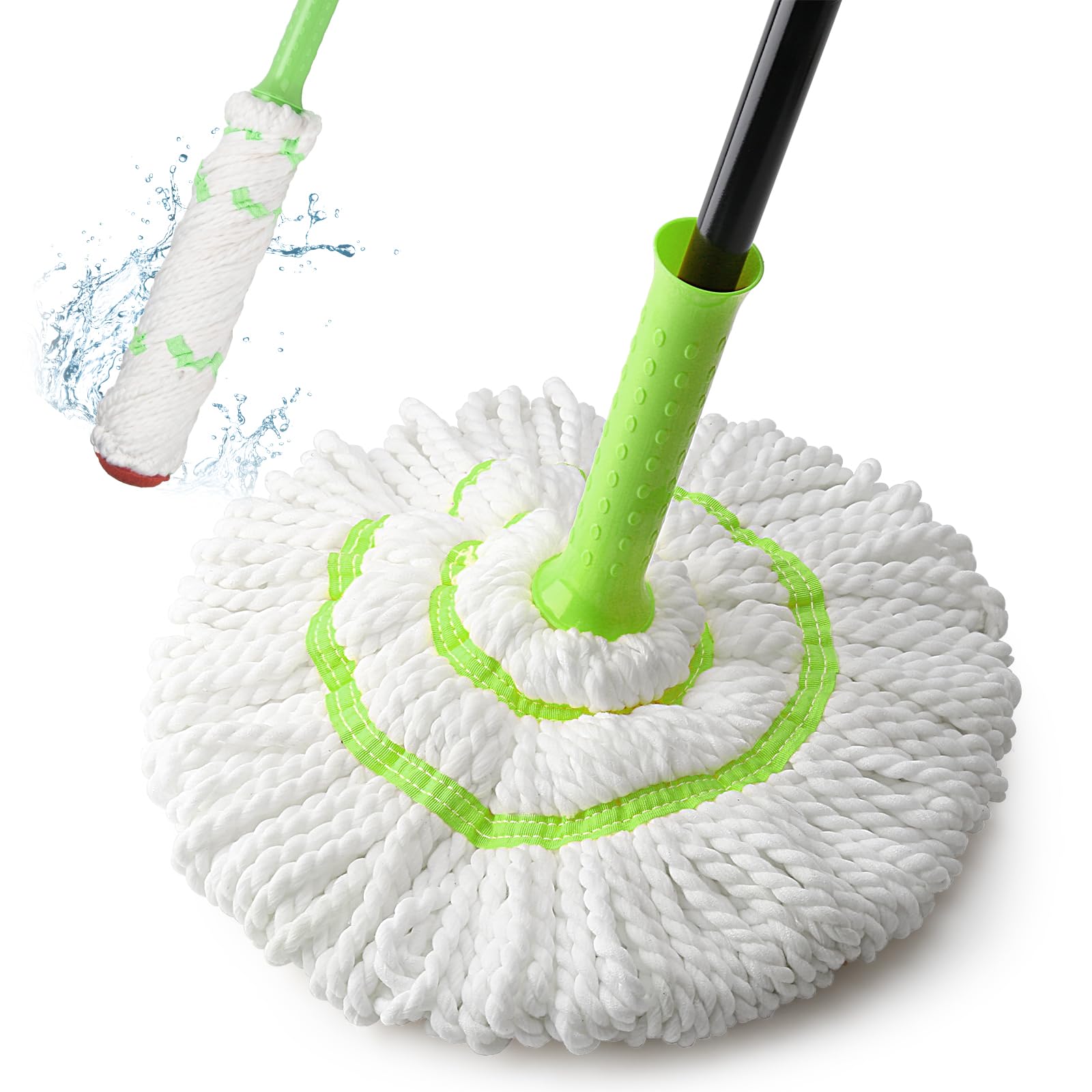 Self-Wringing Twist Mop - Microfiber Floor Cleaning -15 Self-Wringing Twist Mop - Microfiber Floor Cleaning -15