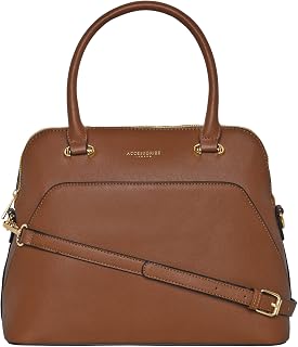 Accessorize London Women's Thea Handheld bag with Detachable and Adjustable strap|Satchel Bag for Work | Ladies purse | St... Price In India