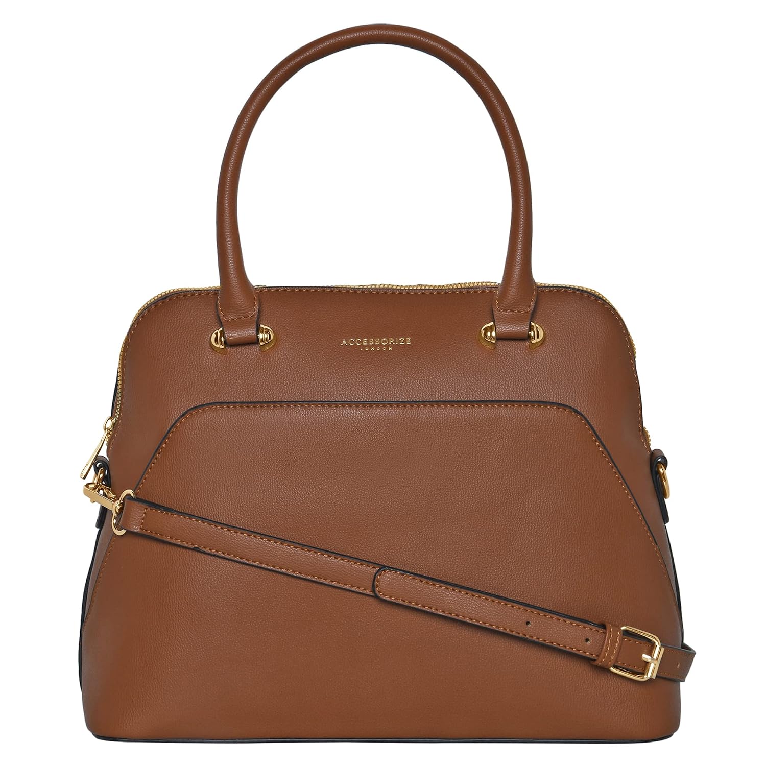 Accessorize London Women's Thea Handheld bag with Detachable and Adjustable strap|Satchel Bag for Work | Ladies purse | St... - Review, Price and Buying Guide