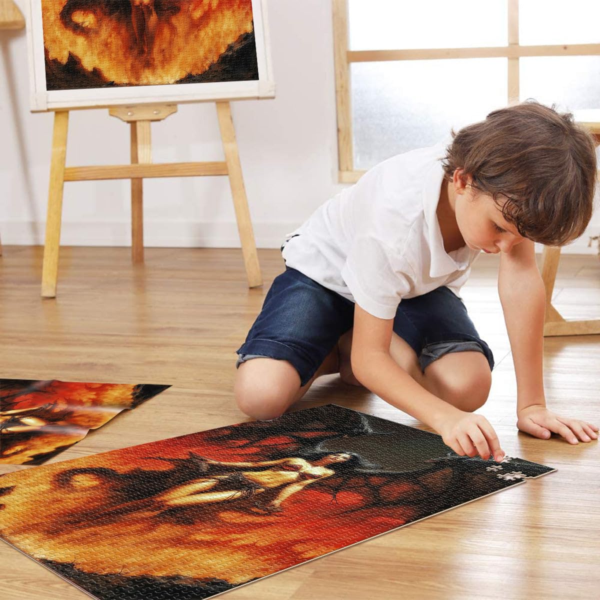 Puzzle 1000 pezzi per adolescenti Risurrezione di Lilith Difficile da completare ma divertente e umoristico Regalo di compleanno 52x38cm