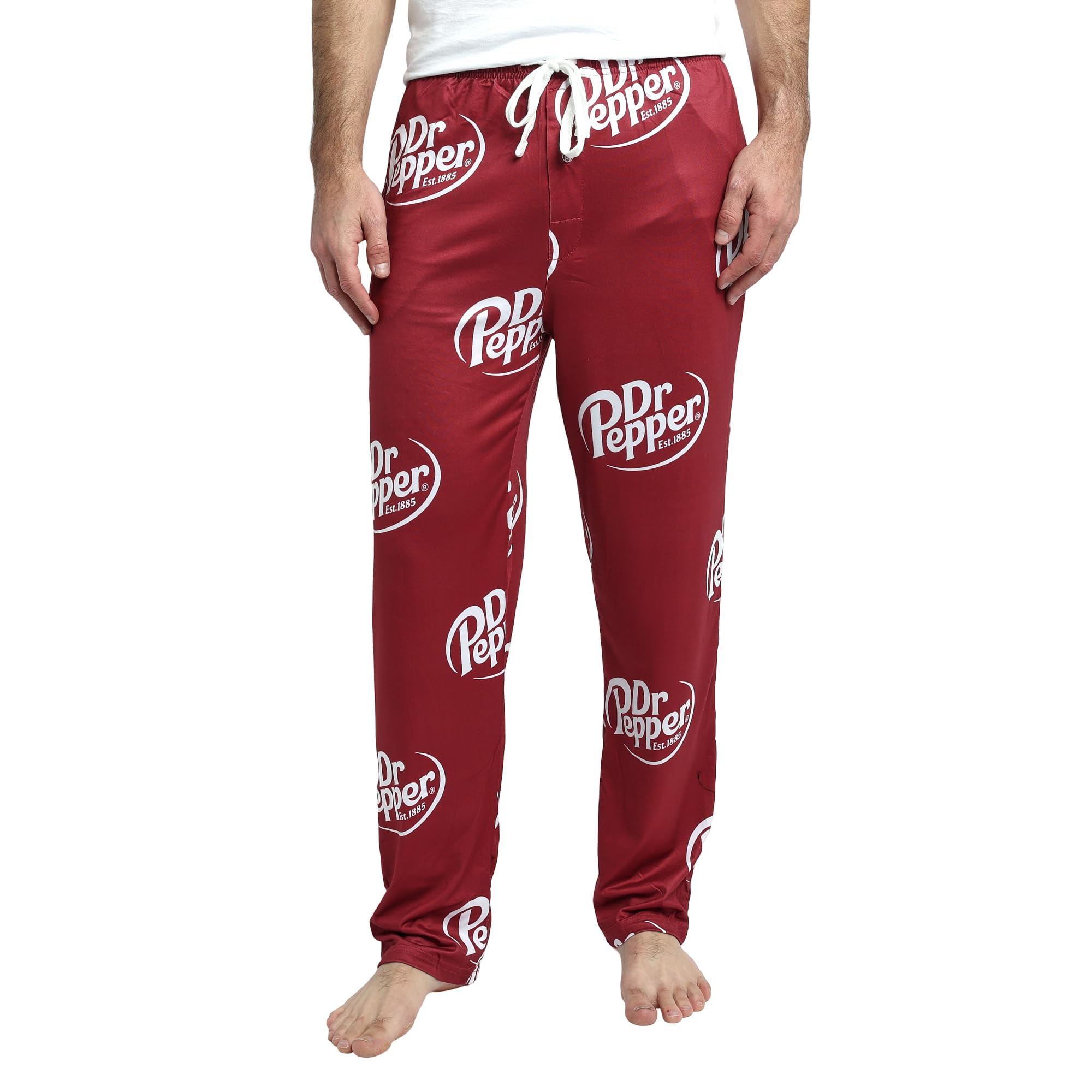 Dr Pepper Soda Logo All-Over Print Men's Sleep Pajama Pants