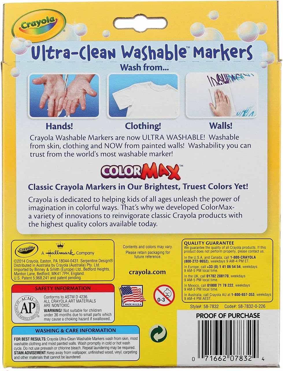 Washable Broad Point Markers (8/Set) [Set of 2] image 2