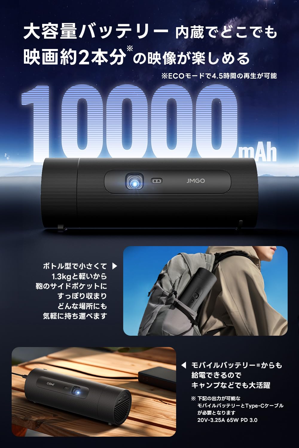 Amazon.co.jp: JMGO PicoFlix コンパクトモバイルプロジェクター 