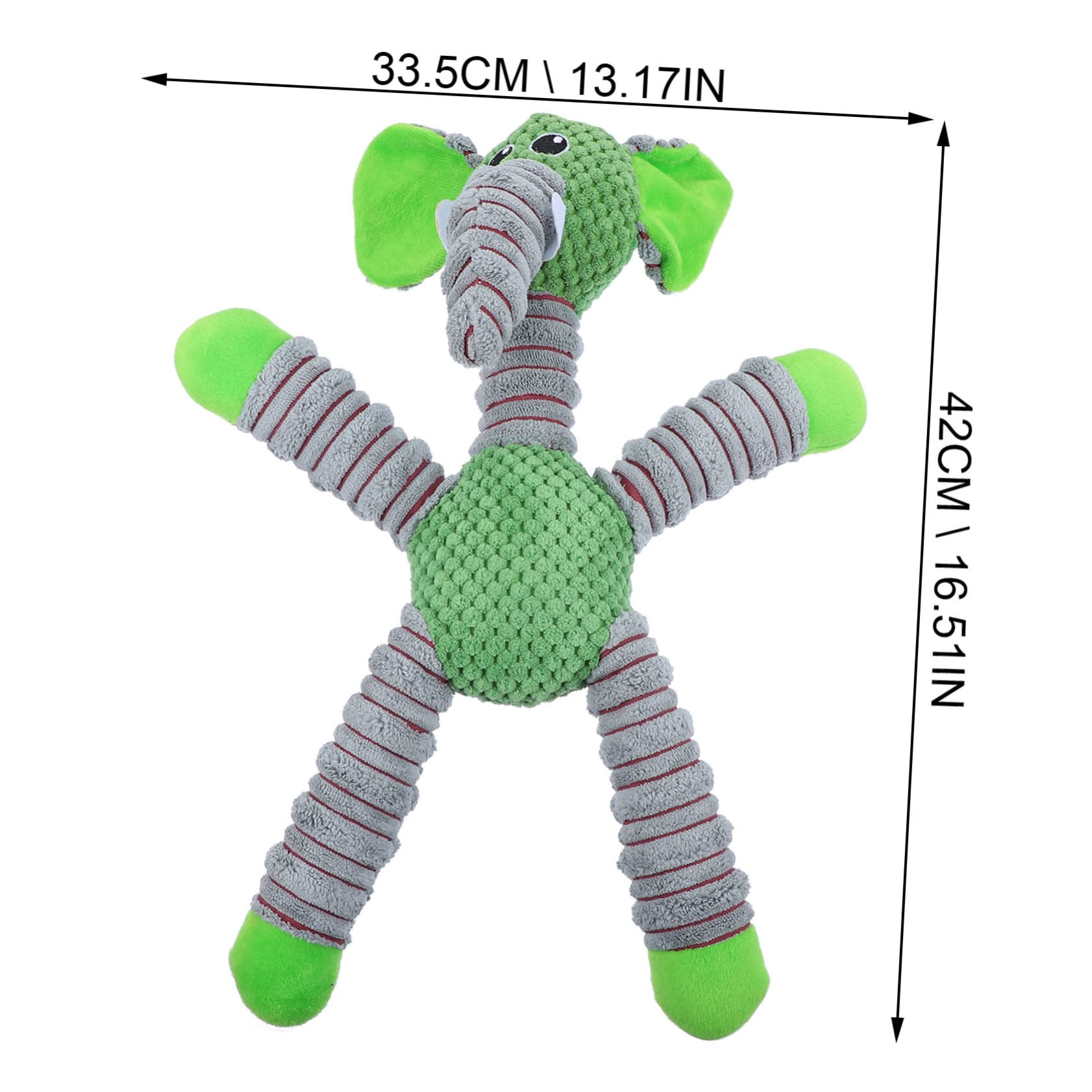 BESPORTBLE 2piezas Juguete Chirriante De Peluche para Perros para Cachorros y Perros Medianos Resistente Mordidas Diseño Ergonómico para Limpieza para Jugar Casa y Fiestas De Mascotas