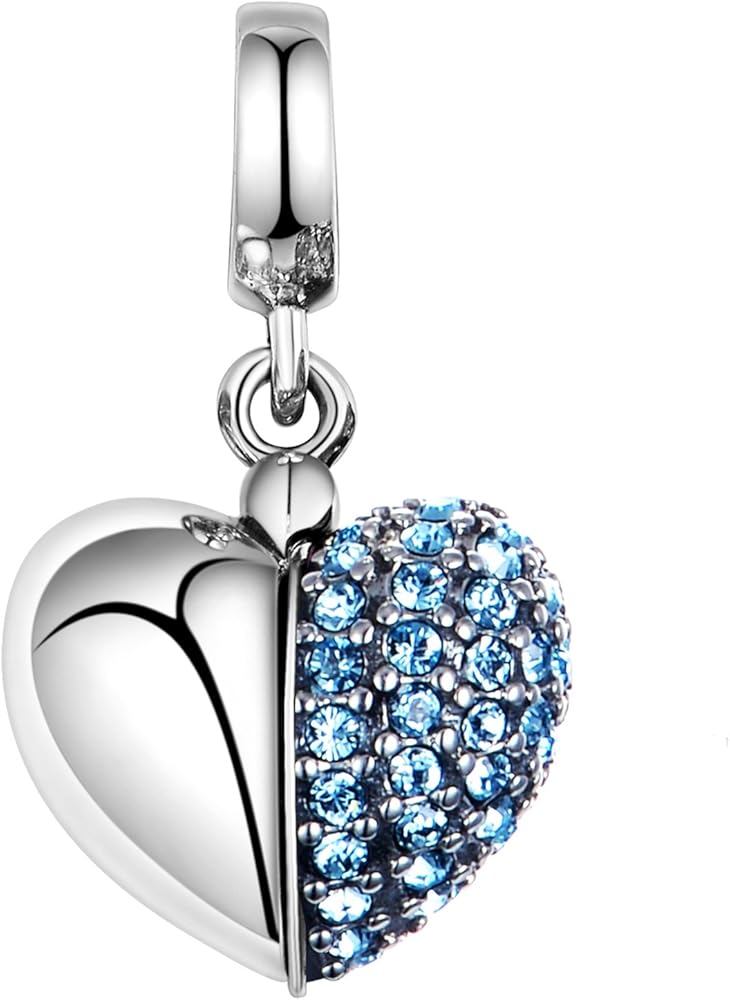 LNQOBU Ciondolo Con Lettera Dell'alfabeto In Argento Sterling 925 Char Bead Con A-Z Pendente