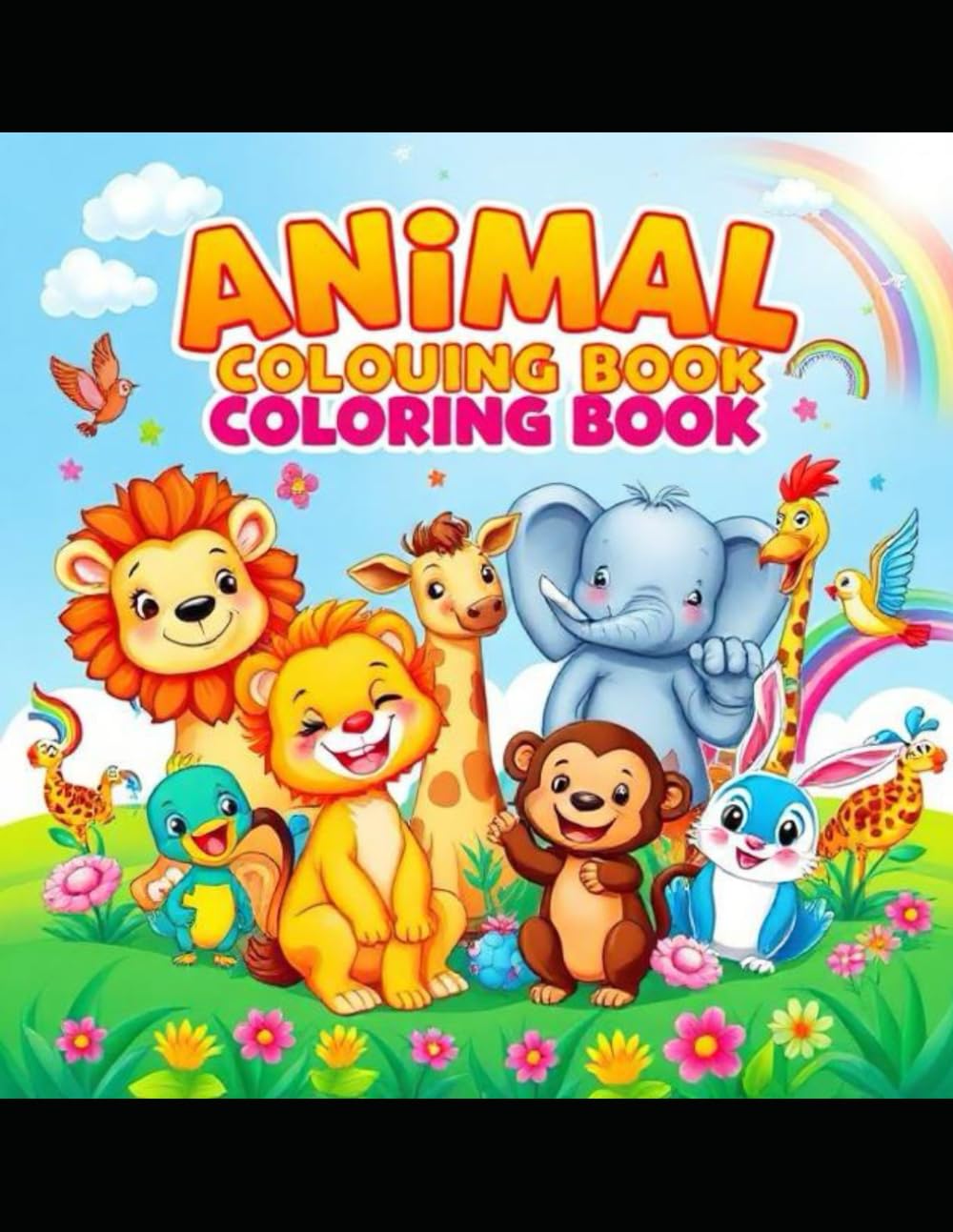 Animal Coloring Book for Kids: Fun & Vibrant Coloring Pages with Cute Animals for Kids Ages 3–8 (Little Creators Coloring Books)