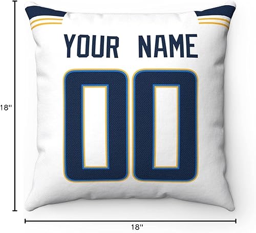 Miniatura 128 de ANTKING 2 paquetes de almohadas personalizadas con cualquier nombre y número para hombres, mujeres y niños Para Cincinnati