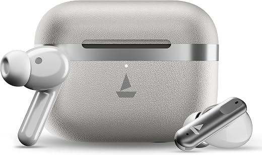 Boat Airdopes Prime 513 ANC, ~32dB Active Noise Cancellation, 65H Battery, Multipoint Connectivity, 4Mics ENx, Bluetooth E...