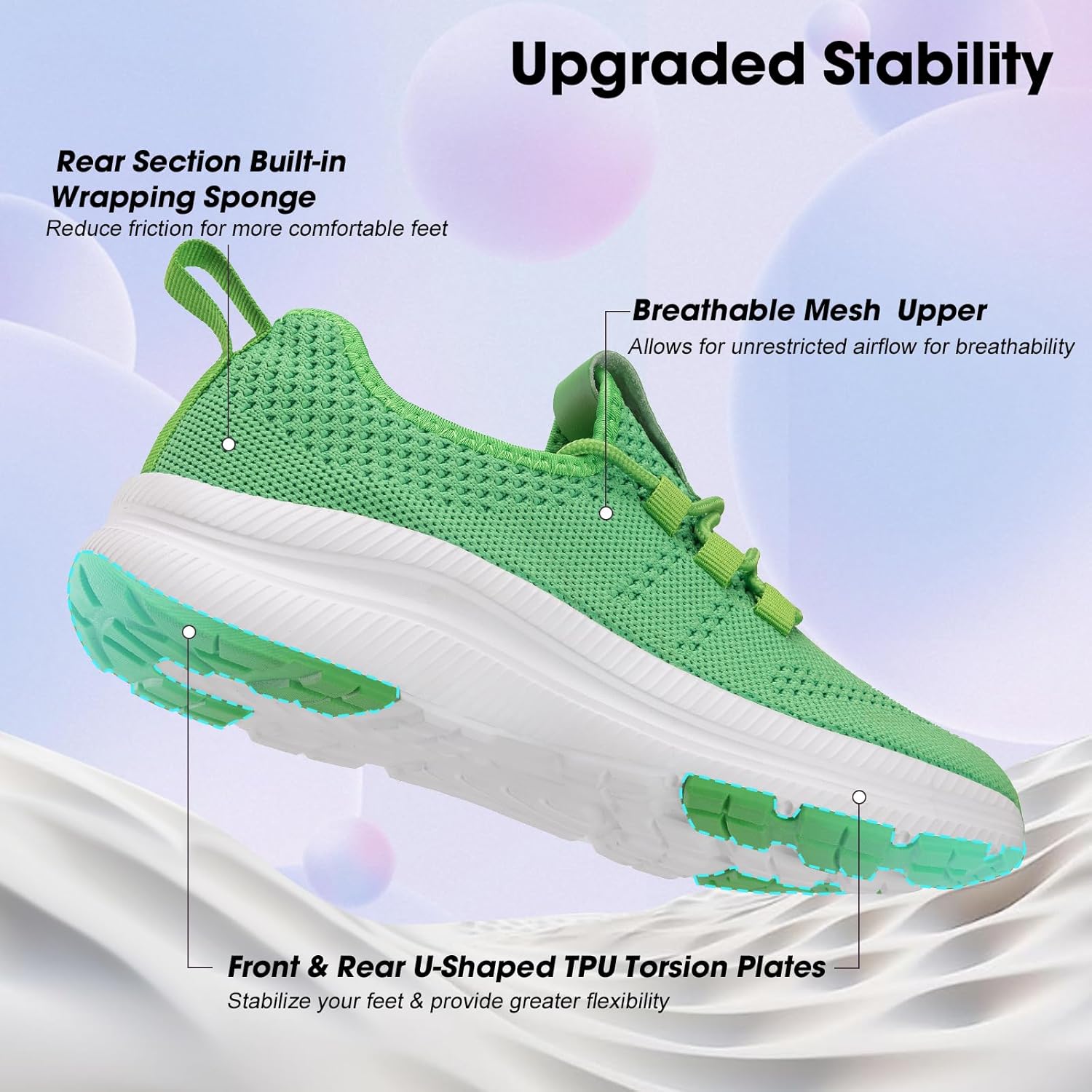 ZOVE Wide Toe Box Shoes Women Extra Wide Width Sneakers Ultra