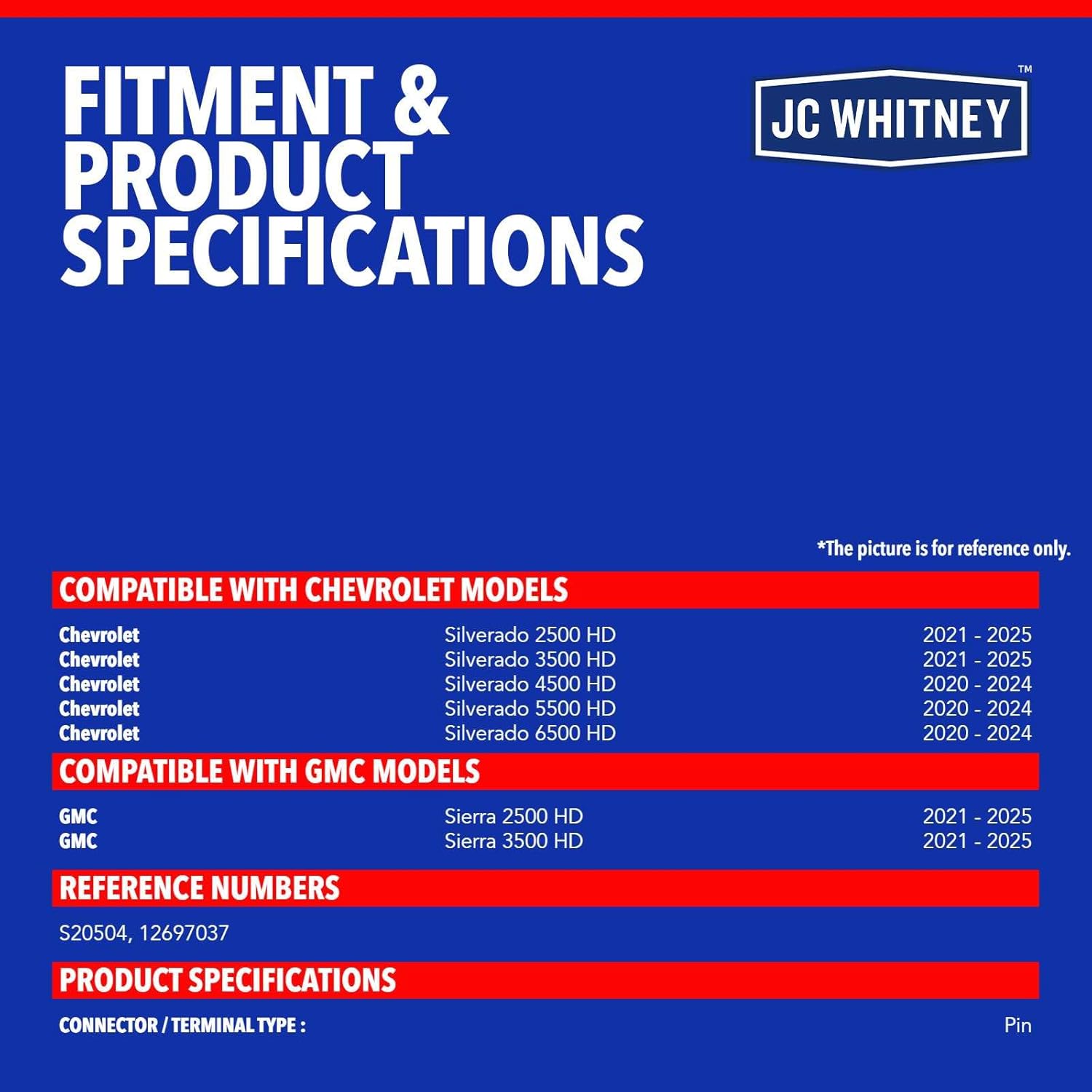 JC Whitney JFBAJCWTHB00047 Throttle Body - Compatible with Chevrolet Silverado 2500 HD 2021-2025, Silverado 3500 HD 2021-2025, Silverado 4500 HD 2020-2024, Silverado 5500 HD 2020-2024 - 6.6L