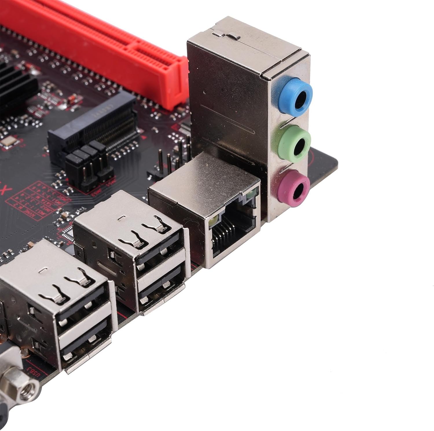Sanpyl H61 Mini ITX Motherboard LGA 1155 for Core i3 i5 i7 2nd,3rd Gen, Support M.2 SATA SSD, DDR3 16GB, 1080P VGA,HDMI, PCIE x8, USB 3.0, Desktop Gaming and Office PC Build