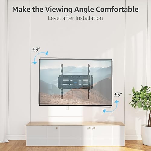 Miniatura 4 de MOUNTUP Soporte de pared para TV, soporte de pared de TV de movimiento completo para la mayoría de televisores de 26 a 65 pulgadas de hasta 100