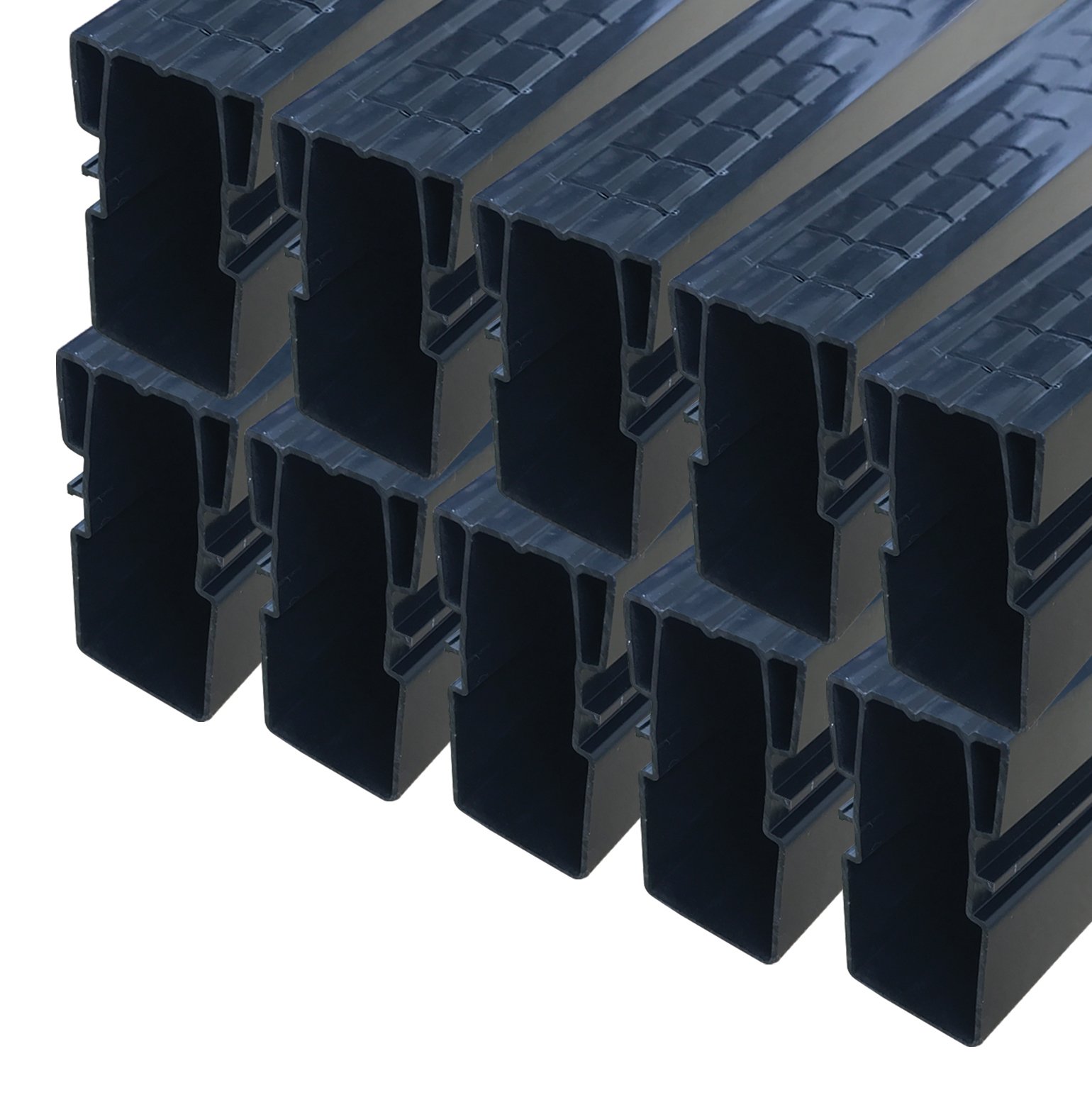 Deck A Drain 'Mini Profile' Drainage Channel - 38mm Wide x 80mm Deep x 2m Long (10)
