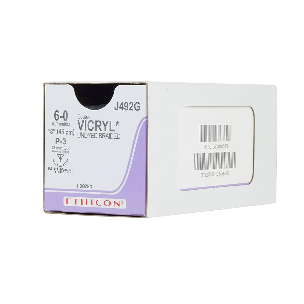 Amazon.com: Ethicon Coated VICRYL (Polyglactin 910) Suture