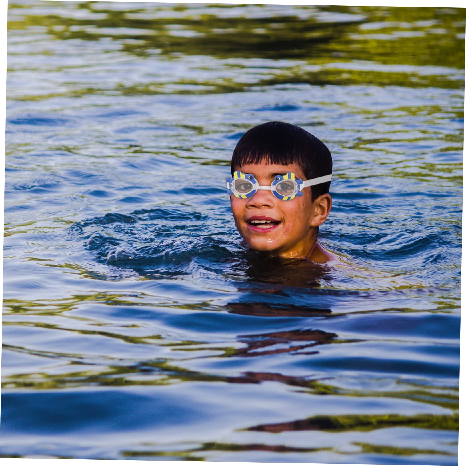 YARNOW 6 Occhialini Da Nuoto Per Bambini Scheda Di Aspirazione Subacquea In Pvc Per Bambini