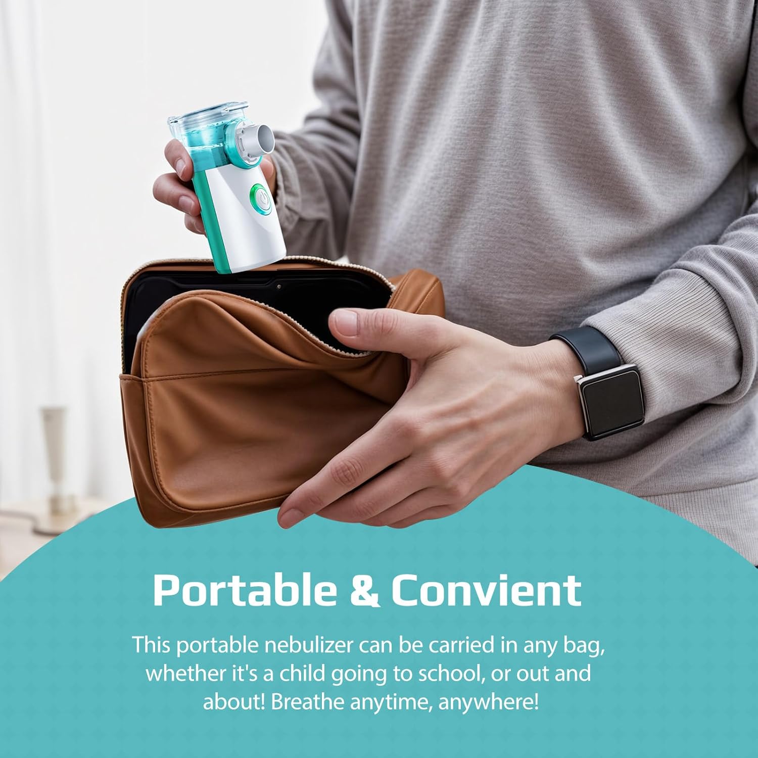 Portable Nebulizer for Adults and Kids - Quiet Nebulizer Machine for Adults and Kids,Travel Nebulizer,Handheld Baby Nebulizer,Mesh Nebulizer for Home Use Portable Nebulizer for Adults and Kids - Quiet Nebulizer Machine for Adults and Kids,Travel Nebulizer,Handheld Baby Nebulizer,Mesh Nebulizer for Home Use