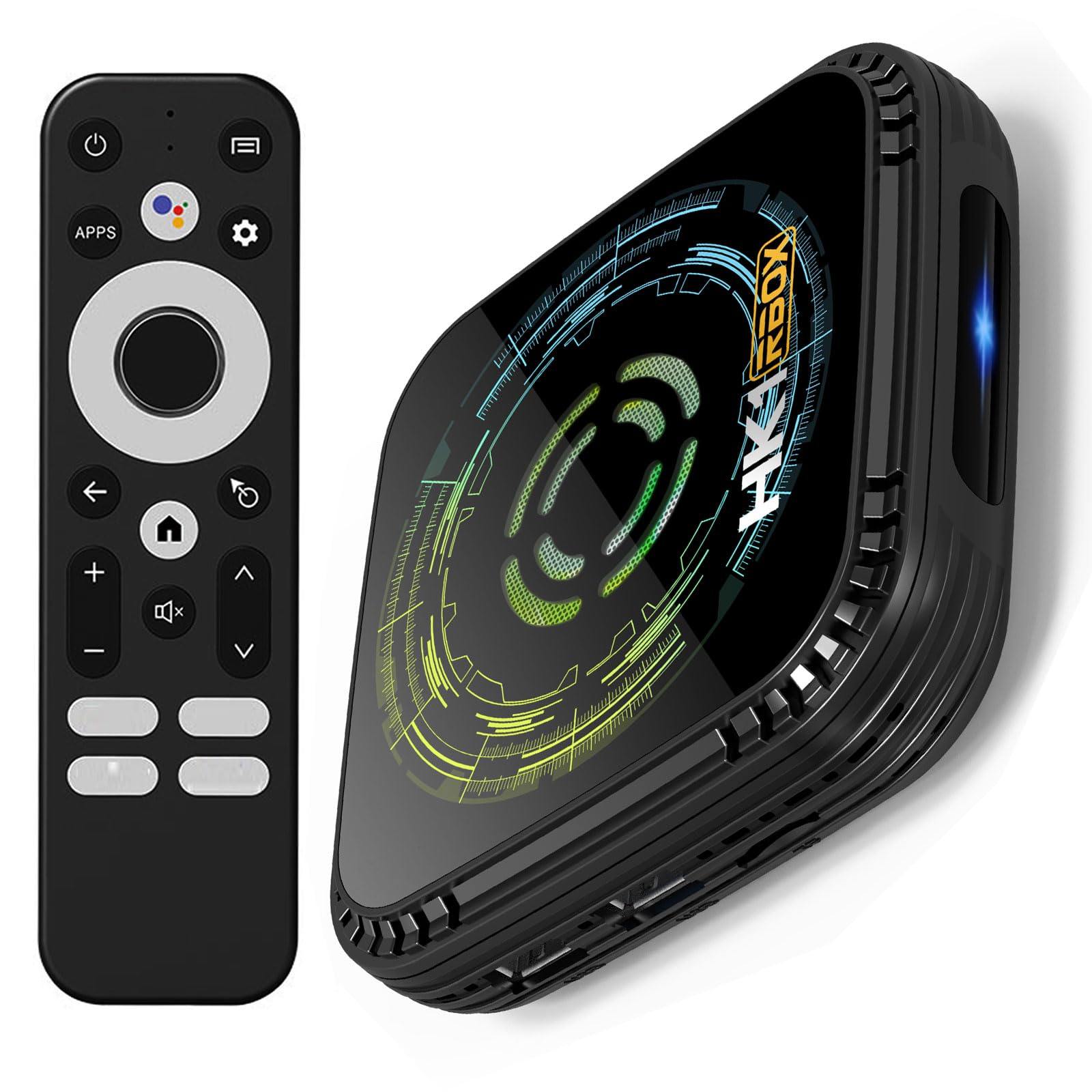 HK1 H8X Android Box 14.0 TV Box H728 Octa-core con 4GB RAM 64GB ROM Dual WiFi 6 2.4G/5.8G LAN 1000M / H.265/ BT/USB3.0 8K Android Box