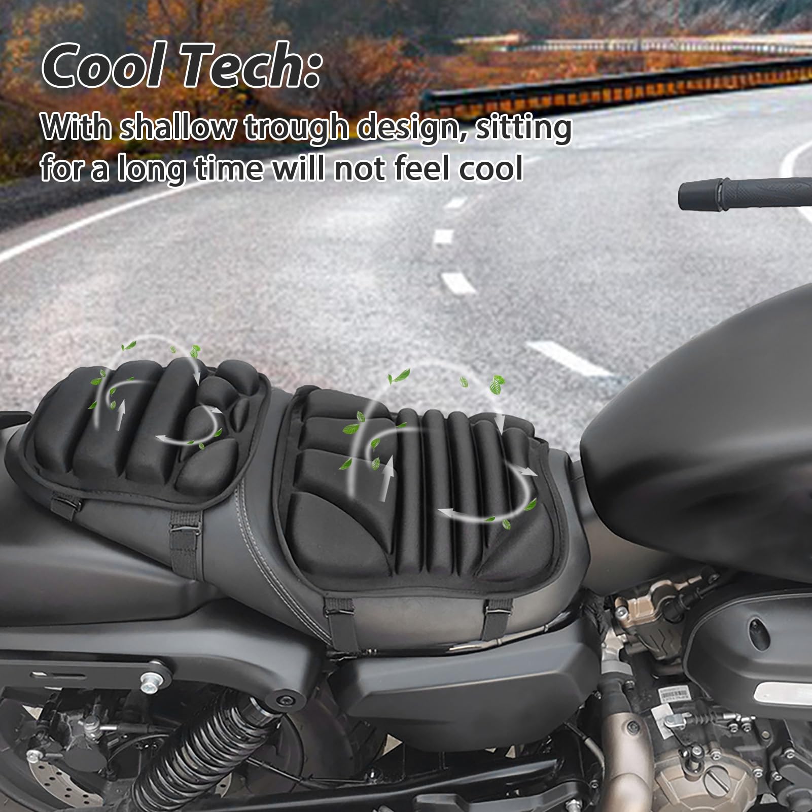 Siège Moto Confortable Coussin Gel Anti-chocs Pour Siège De Moto - Confort Optimal, Couleur Bleu Coussin Amortissement Moto Siège Moto Confortable Coussin Gel Anti-chocs Pour Siège De Moto - Confort Optimal, Couleur Bleu Coussin Amortissement Moto