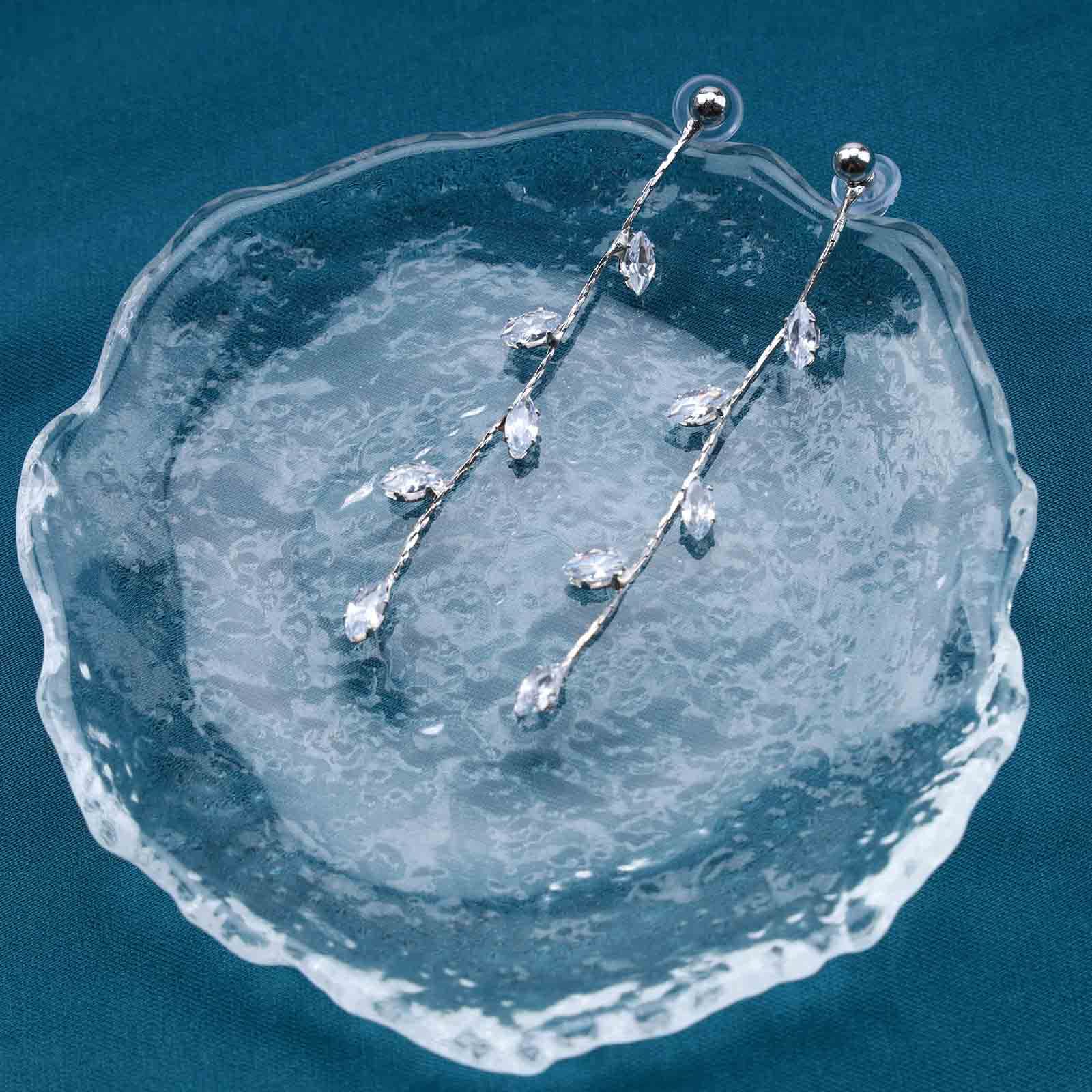 Lampadario Pendente ZAKOL Fashion Cubic Zirconia Leaf Orecchini Lunghi Donne Eleganti Foglie Bianche Orecchini Pendenti Gioielli Da Sposa 230804 Da 8,96 € | DHgate