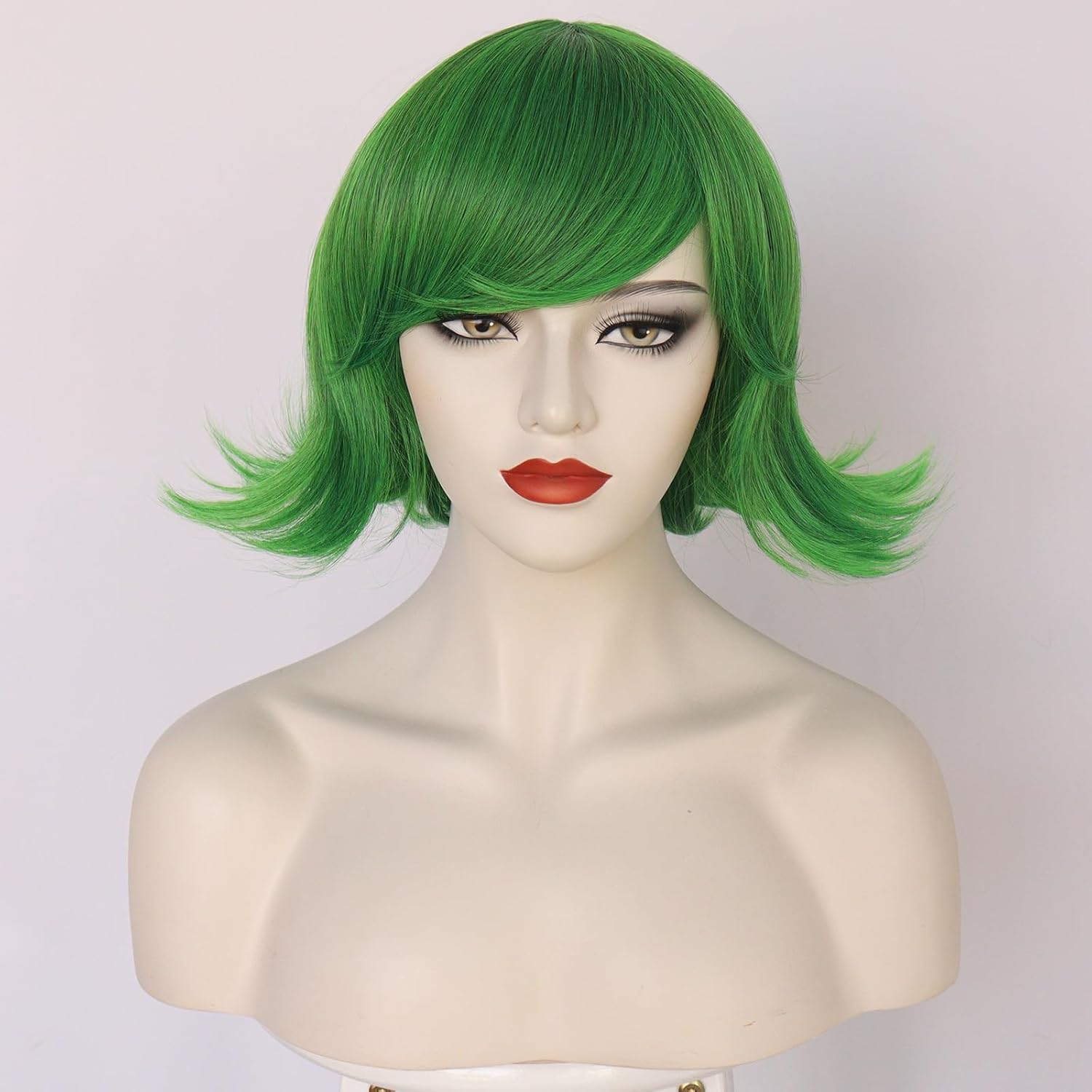 Disgust Wig Green Flip Wig Women Short Green Hair Trinidad and