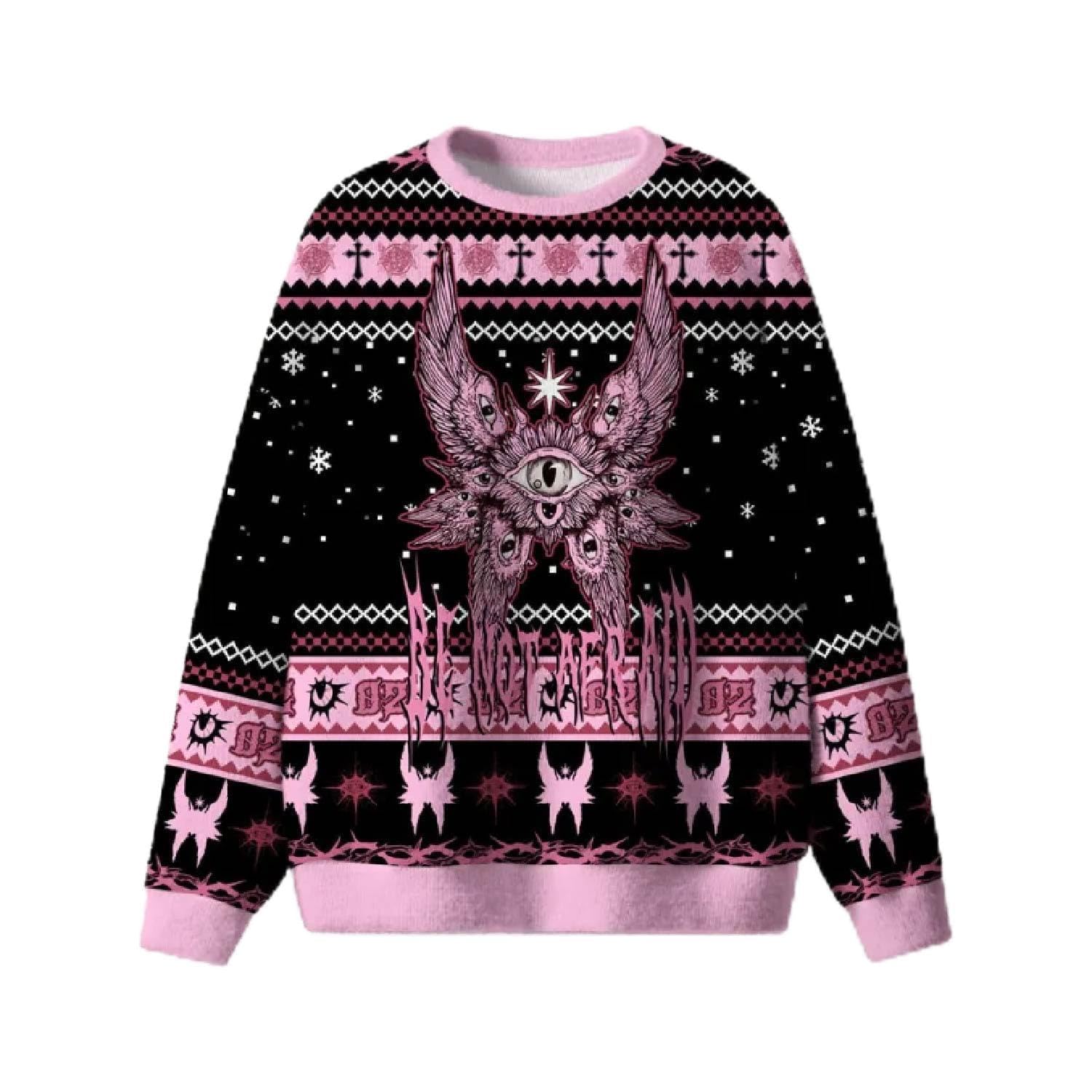 Womens Loose Lightweight Sweaters Pullover Long Sleeve Fall Crewneck Mens Office Casual Tops Fashion Not Afraid