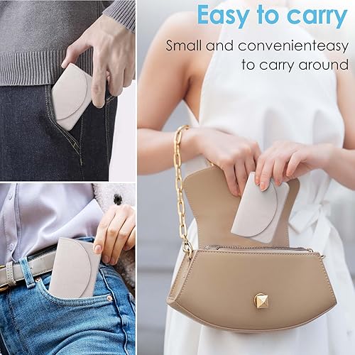 Miniatura 5 de Tarjetero de piel sintética para tarjetas de visita, patrón de impresión en color, tarjetero con bolsillos, bolsillos magnéticos para tarjetas de