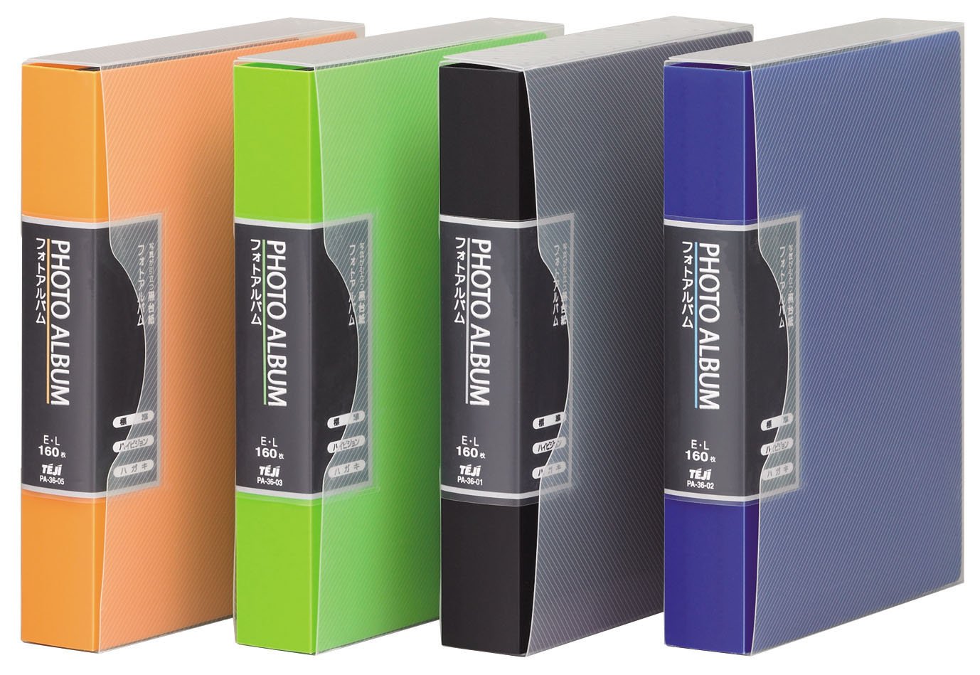 Amazon.co.jp: テージー フォトアルバム(黒台紙)オレンジ PA-36-05