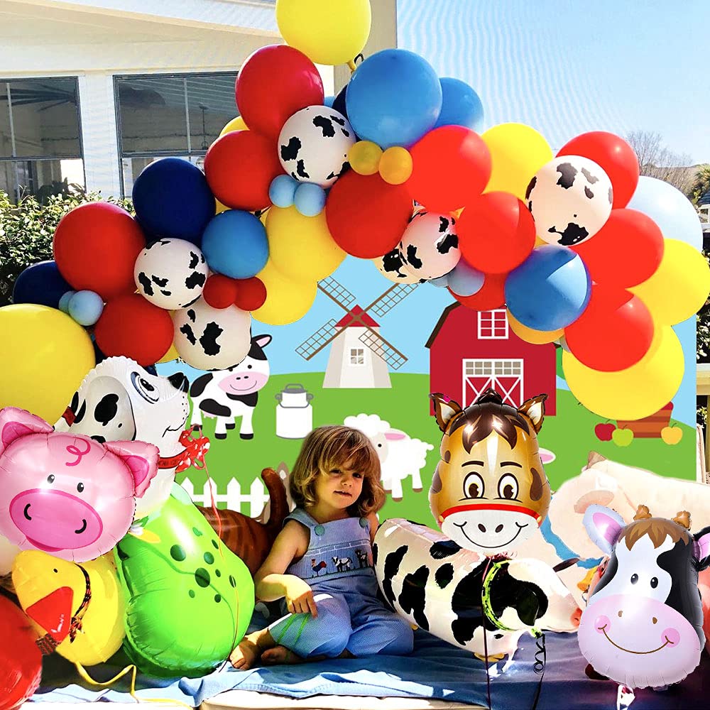 122 PCS Farm Animals Party Supplies Farm Animals Birth...B098SWRJMB