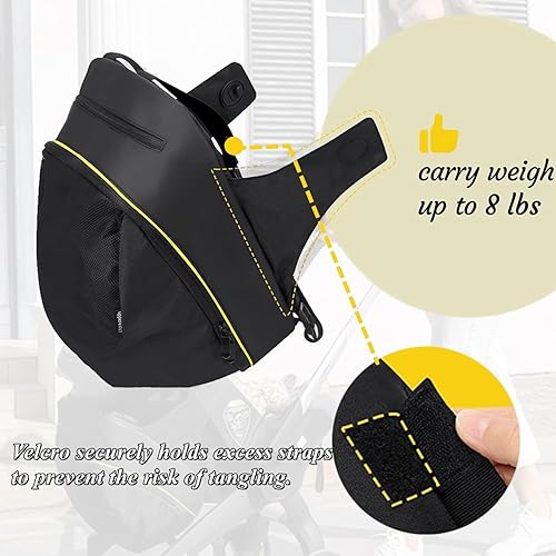 Miniatura 5 de Bolsa de almacenamiento exclusiva con clip compatible con asiento de coche Doona, organizador antideslizante con correas para el hombro, accesorios